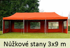 Nuzkovy stan 3x9 m na T-zbozi